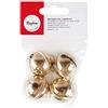 Rayher Deko-Campanelli di Metallo (Tondi), Oro, Busta 4 Pz, 2503406