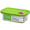 LocknLock Lock & Lock LLG325 - Casseruola per microonde e forno, vetro, Tranparent, 18.5 x 9.3 x 5.4 cm