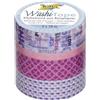 Folia 26406 Washi Tape - Set da 4 Nastri Adesivi Decorativi, Motivi: Stanza delle Ragazze