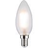 Paulmann 28613 Lampadina LED filamento a candela 5 Watt lampadina classica dimmerabile opaco 2700 K bianco caldo E14