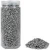 HEKU 30332-25: granulato decorativo grigio, 750 g, in un barattolo richiudibile