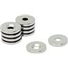 first4magnets - f338 N 2 lavabo Neodym, - trarre 2,6 kg, Nord, 2 Pezzi, Metallo, Argento, 15 mm di Diametro x 2 mm di Spessore x 4,2 mm, 25 x 10 x 3 cm