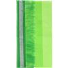 Pracht Creatives Hobby 7074-20035 Piastre di cera per decorazioni mix verde/argento, 3 mezze piastre di cera, circa 200 x 50 x 0,5 mm e una striscia di cera, per modellare e decorare candele
