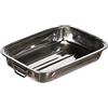 Ibili 651.430 Torrefazione in Acciaio Inox con Maniglie in Metallo Pieghevole 32 x 24.5 x 5.5 cm