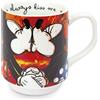 Egan PWM21I/S Mug, Modello Sweet Love, Porcellana, Rosso, 1 unità (Confezione da 1), 350 Millilitri