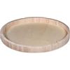 Rayher 62731000 Vassoio in Legno, Diametro 30Cm, Legno Naturale, Dimensioni 30X30X2,5Cm