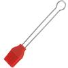 Westmark Pennello da cucina e per arrosti, Lunghezza: 20 cm, Silicone/Acciaio inox, Silicone, Rosso/Argento, 15432270