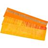 Pracht Creatives Hobby 7074-20075 Piastre di cera per decorazioni mix arancio/oro, 3 mezze piastre di cera, circa 200 x 50 x 0,5 mm e una striscia di cera, per modellare e decorare candele
