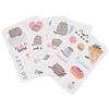 Grupo Erik Kit adesivi stickers Pusheen, 44 stickers, riutilizzabili e resistenti all'acqua, ideale come adesivi computer, smartphone, tablet, console