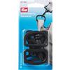 Prym - Black (40mm) Set di Gancio a Scatto - 1 Pezzi