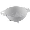 GIO'STYLE Giostyle Scolapasta ForMe | Bianco | Made in Italy | Plastica 100% Riciclabile