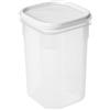 TATAY Contenitore Alimenti Top Flex 1 L Senza BPA Adatto alla Lavastoviglie | Contenitore Alimenti Cucina | Misure 10x10x16,5 cm | Chiusura Ermetica | Adatto al Microonde | Adatto al Freezer, Bianco