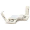 SeKi RGBW 5-PIN L-Clip 10mm LED Strip SMD5050 Bianco-RGB+W, [Possible_Plastic], connettore L (connettore angolare)