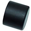 Gardinia, 2X terminali, Metallo, Matte, per Tende Tecniche Ø 16 mm, Nero Opaco, 2 unità