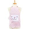 Feinkost Bambini - Set di pentole da Cucina, Cotone, Rosso/Bianco, 22 x 18 cm, 3 unità