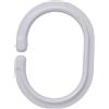 RIDDER 494010 Anelli Tende Bianche 4 x 0,5 x 6 cm 12 Pezzi