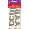 Wright Products Simplicity Confezione di Lettere termoadesive, Argento, 1-1/4 8811921