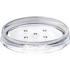 RIDDER 2002300.0 Portasapone Trasparente, Acrilico, 10 x 10.5 x 2 cm