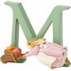 Enesco A5005 Beatrix Potter Cecily Parsley con la lettera M, Statuetta