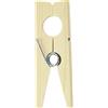 Artemio - Molletta del bucato, in Legno, Maxi, 14 cm, Colore: Beige