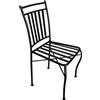 Chillvert Tivoli Stackable Steel Chair 40.5x50.5x89 Cm Nero