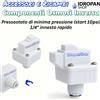 Pressostato minima pressione 10 PSI, ricambio osmosi inversa, 1/4 innesto rapido