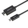 Amazon Basics AmazonBasics Premium Aluminum USB-C to HDMI Cable Adapter (Thunderbolt 3 Compatible) 4K@60Hz - 6-Foot