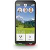 Emporia Super Easy - Smartphone 4G, Semplice da usare, Tasto SOS, Display 4.95", 32GB, 3GB RAM, Camera 13 Mpx, Android 10, Base di ricarica, Nero (Italia)