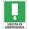 cartelli segnalatori Cartello sicurezza 25x31 cm Cartelli Segnalatori ''Uscita di emergenza'' 20107X