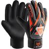 WVVOU Guanti da portiere per bambini e ragazzi, guanti da portiere da calcio, doppia protezione, portatili, ottima tenuta (giallo, 6)