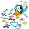 Battat- Kit di Veterinario con Dalmata - Giocattolo per Giochi di Ruolo con Trasportino e Cane - Set di Gioco per Bambini di 2 Anni in su (15 Pezzi), Multicolore, BT2621C1Z