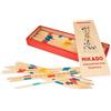 Aquamarine Games Fichas Parchís In Legno Per 4 Giocatori - Set CP031 Con Vaschette, Gettoni E Dadi, Custodia Trasparente