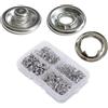RERI - Set di bottoni a pressione, bottoni a pressione modello Jersey, accessori per cucito, adatti per il fai da te, tessuti, borse e vestiti, 11 mm, 50 pezzi