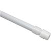 Gardinia Bastone per Tenda a Pressione, Estensibile, 2 Pezzi, Fissaggio Senza Trapano o Viti, Ø 8 mm, 60-90 cm, Bianco