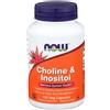 NOW Foods Colina & Inositolo 500mg 100 capsule