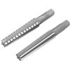 Candeon HSS MT2Alesatore, 2PCS Morse Rastremazione Alesatore Fine/Ruvido Mano Alesatore, Alesatori a Mano a Gambo Dritto Cono Morse Alesatore Fresa Alesatura Punta Da Trapano, 1.5x12.5cm