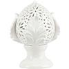 ILAB Lampada pigna pomo in ceramica siciliana harmony bianca art S1994P