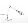 Artemide Tolomeo Micro Tavolo Alluminio Brillante