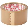 Herlitz 8842619 Pack nastro 66 m x 50 mm, marrone, grande ruolo nucleare 66 m x 50 mm marrone