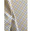 Tessuto Similpelle Tartan Summer Giallo
