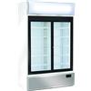 CoolHead Vetrina refrigerata Nera Modello TKG1000S Luce interna a LED con opalina