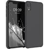 kwmobile Custodia Compatibile con Apple iPhone XR Cover - Back Case per Smartphone in Silicone TPU - Protezione Gommata - nero matt