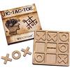 WICCSTAR Tic Tac Toe gioco di famiglia per soggiorno e tavolino da caffè. Noughts e croci XOXO