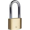 Yale Lucchetto in ottone Y110B/60/163/1 corpo 60mm, arco lungo in acciaio, 3 chiavi