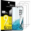 NEW'C 3 Pezzi, Vetro Temperato per Samsung Galaxy S22 5G, Pellicola Prottetiva Anti Graffio, Anti-Impronte, Senza Bolle, Durezza 9H, 0,26mm Ultra Trasparente, Ultra Resistente