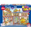 Schmidt Spiele salvataggio, puzzle per bambini, 100 pezzi, con elicottero Siku, Multicolore, 56352