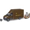 BRUDER 02678 SPRINTER UPS CON PERSONAGGIO E TRANSPALLET