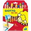 GIOTTO BEBE Supermatitoni - diametro mina 7 mm - con temperino - colori assortiti - Giotto - astuccio 12 pezzi (unità vendita 1 pz.)
