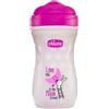 CHICCO (ARTSANA SpA) Chicco Tazza Glowling 14 Mesi+ Rosa 150ml - Tazza Innovativa per Bambini Autonomi
