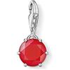 Thomas Sabo Ciondolo da Donna, Argento 925, ring stone orange large